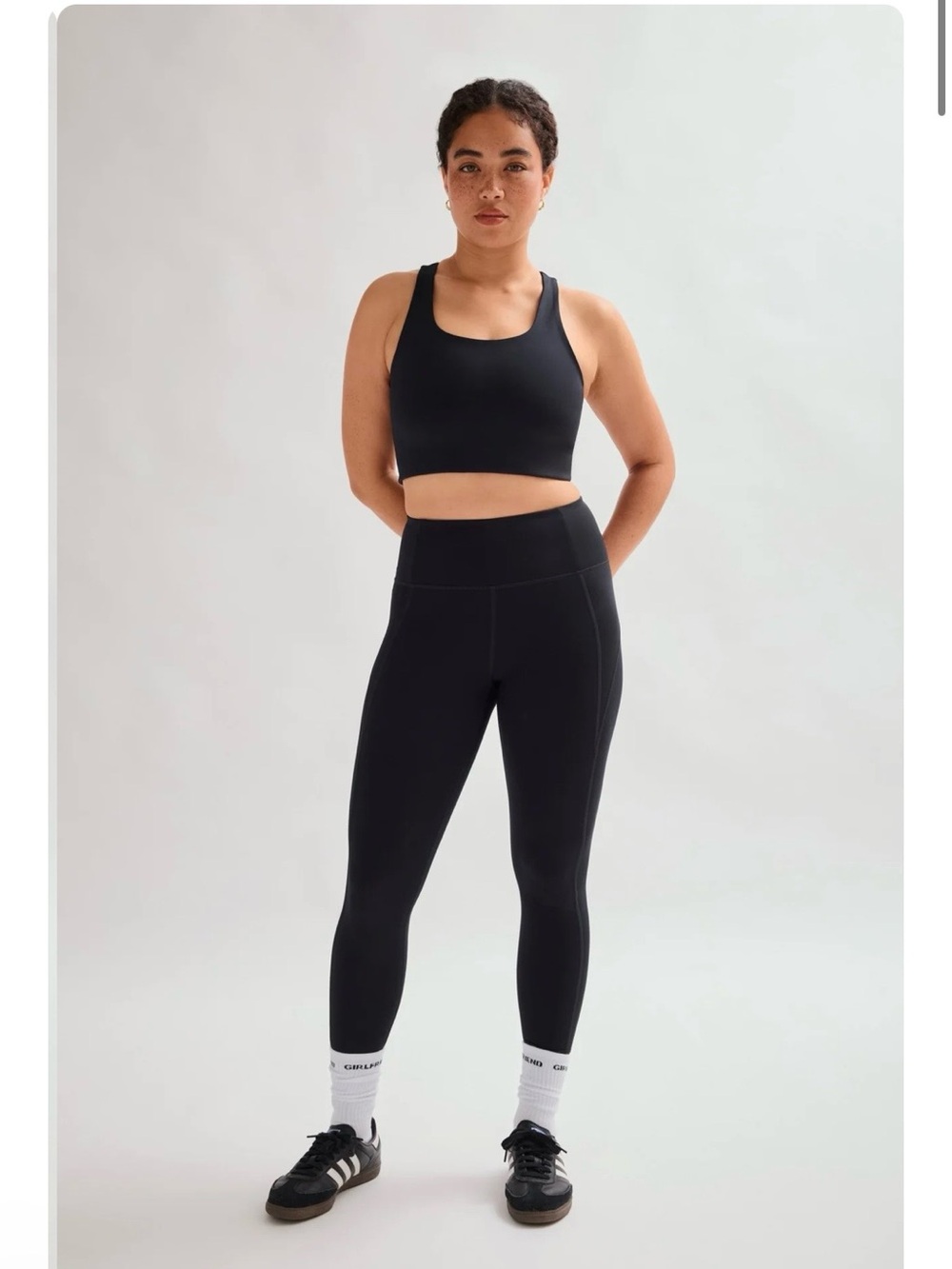 Girlfriend Collective Black Compressive High-Rise Legging Size M